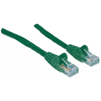 Intellinet tinklo laidas, Cat6, 20 m, žalias, CCA, U/UTP, PVC, RJ45, auksuoti kontaktai, be užkabinimo, su apsauginiu gaubtu, viso gyvenimo garantija