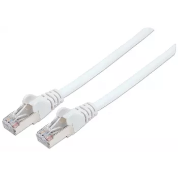 Intellinet tinklo jungiamasis kabelis Cat6, 30 m, baltas, varinis, S/FTP, LSOH/LSZH, RJ45, auksuoti kontaktai, apsaugotas nuo užkliuvimo, su gaubteliais, viso gyvenimo garantija