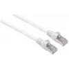 Intellinet tinklo jungiamasis kabelis Cat6, 30 m, baltas, varinis, S/FTP, LSOH/LSZH, RJ45, auksuoti kontaktai, apsaugotas nuo užkliuvimo, su gaubteliais, viso gyvenimo garantija