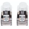 Intellinet tinklo jungiamasis kabelis Cat6, 30 m, baltas, varinis, S/FTP, LSOH/LSZH, RJ45, auksuoti kontaktai, apsaugotas nuo užkliuvimo, su gaubteliais, viso gyvenimo garantija