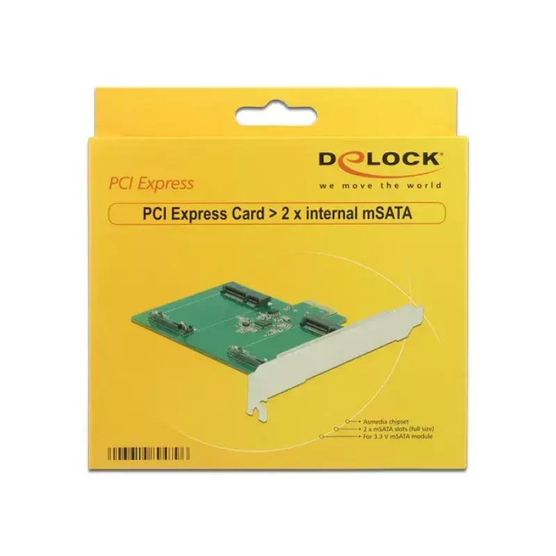 Vidinė mSATA adapterio kortelė DeLOCK 89479
