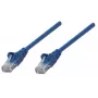 Intellinet tinklo jungiamasis laidas Cat5e, 1,5 m, mėlynas, CCA, U/UTP, PVC, RJ45, paauksuoti kontaktai, be užkliuvimo, su apsauginiu gaubtu, viso gyvenimo garantija