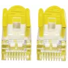 Intellinet tinklo jungiamasis laidas, Cat6A, 15 m, geltonas, varinis, S/FTP, LSOH / LSZH, PVC, RJ45, auksuoti kontaktai, su apsauga nuo užkabinimo, su gaubteliais, viso gyvenimo garantija