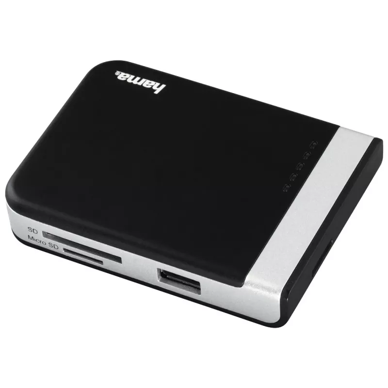Hama 00054546 kortelių skaitytuvas USB 3.2 Gen 1 (3.1 Gen 1) Type-A/Type-C juodas, sidabrinis