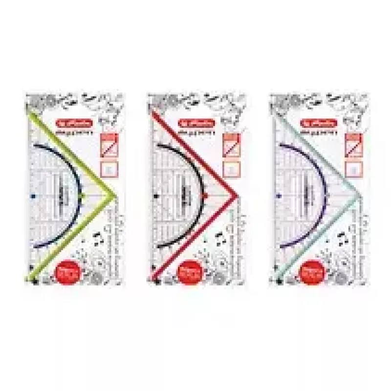 Trikampis 45° Herlitz My.Pen 16 cm su rankena