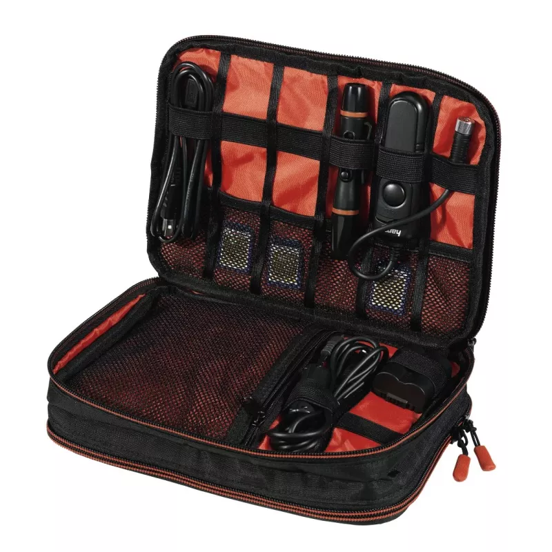 Fotofiltrų ir aksesuarų dėklas Hama Fancy Black, Red Polytex