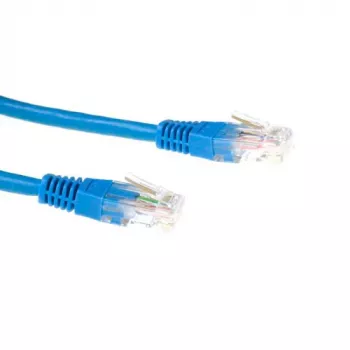 ACT Blue 2 m LSZH U/UTP CAT6 jungiamasis kabelis su RJ-45 jungtimis