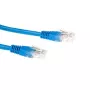 ACT Blue 5 m LSZH U/UTP CAT6 patch kabelis su RJ45 jungtimis