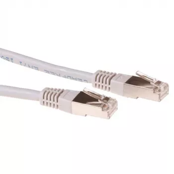 ACT pilkas 15 m LSZH SFTP CAT6 jungiamasis kabelis su RJ-45 jungtimis