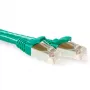 ACT Green 20 m S/FTP CAT6A patch kabelis su apsaugotais RJ45 kištukais