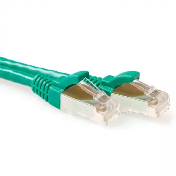 ACT Green 30 m S/FTP CAT6A patch laidas su apsaugotais RJ45 kištukais