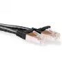 ACT Black 30 metrų SFTP CAT6A jungiamasis laidas su apsaugotais RJ45 kištukais