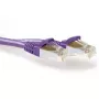 ACT Purple 1,50 m SFTP CAT6A patch laidas su apsaugotais RJ45 kištukais
