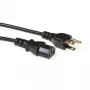 Maitinimo laidas ACT Powercord USA kištukas - C13 juodas 2,5 m