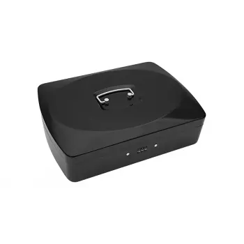Dėžutė gryniesiems/bilietams WEDO 146 421Z plieninė juoda