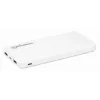 Manhattan Power Bank, 10000 mAh, 2x USB-A (2,1A ir 1A), įėjimas USB-C ir Micro-USB (2A), balta, vienerių metų garantija