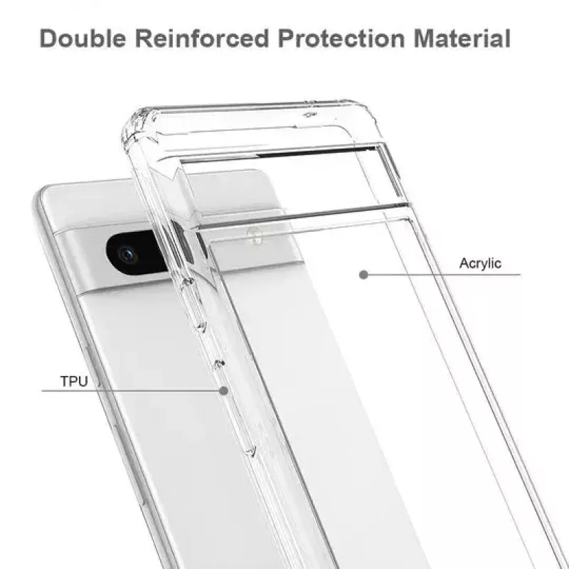 Dėklas JT BERLIN 10918 mobiliojo telefono dėklas permatomas, skirtas Google Pixel 7a