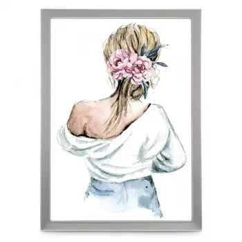 Hama Lilly vieno nuotraukos rėmelis Sidabrinis