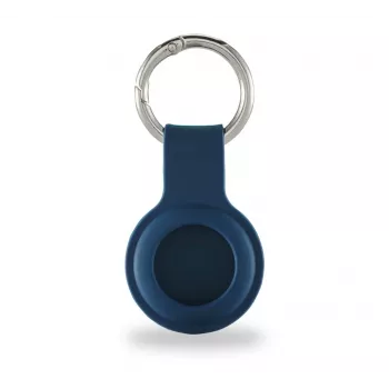 Hama 00215628 mėlynas silikoninis dėklas Apple AirTag su karabinu