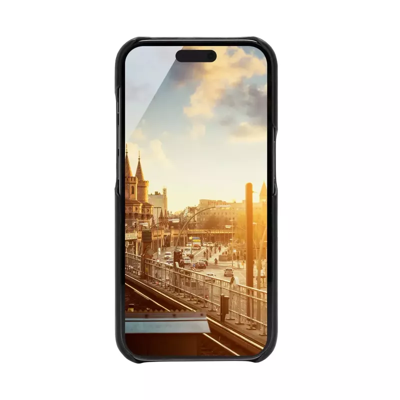 Dėklas JT BERLIN Kreuzberg iPhone 14 Pro Max 17 cm Juodas