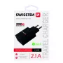 Kroviklis SWISSTEN Travel Charger SW-21A105W-BK, 2×USB, 2.1A vienam prievadui (10,5W iš viso)