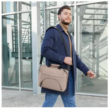 Hama Premium Lightweight toploader krepšys 41,1 cm (16,2 colio) smėlio spalvos