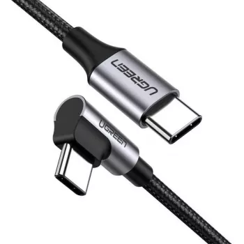 Ugreen 50123 USB-C laidas USB 2.0 1 m USB C juodas, sidabrinis