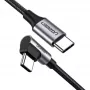 Ugreen 50123 USB-C laidas USB 2.0 1 m USB C juodas, sidabrinis