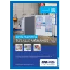 Rėmelis lentai Franken AR15032 A3 mėlynas 470x10x650mm 2vnt