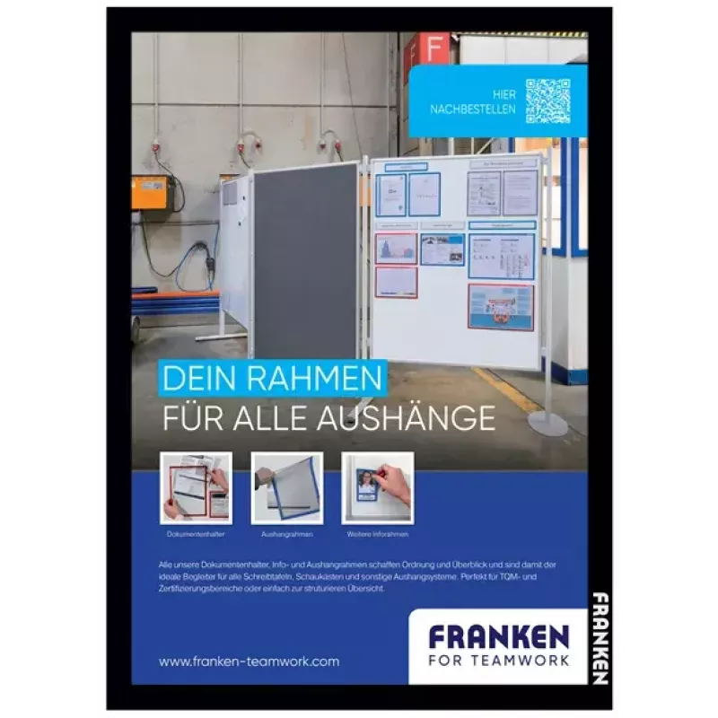 Rėmelis lentoms Franken AR15102 A3 juodas 470x10x650mm 2vnt