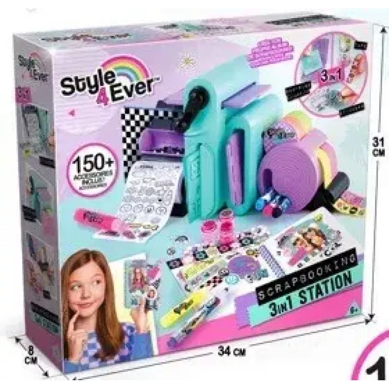 Scrapbooking stotis Canal Toys 275CL 3-in-1 rinkinys