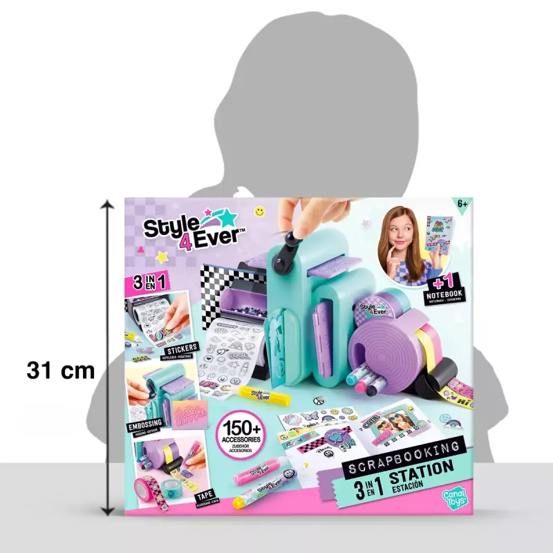 Scrapbooking stotis Canal Toys 275CL 3-in-1 rinkinys