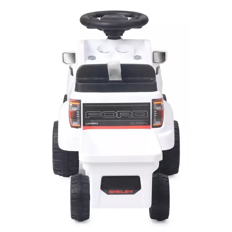 Vaikiškas automobilis Jamara Shelby Ford F-150 Raptor, baterijomis varomas, 1 vieta, 4 ratai, juodas/baltas