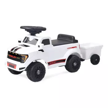 Vaikiškas automobilis Jamara Shelby Ford F-150 Raptor, baterijomis varomas, 1 vieta, 4 ratai, juodas/baltas