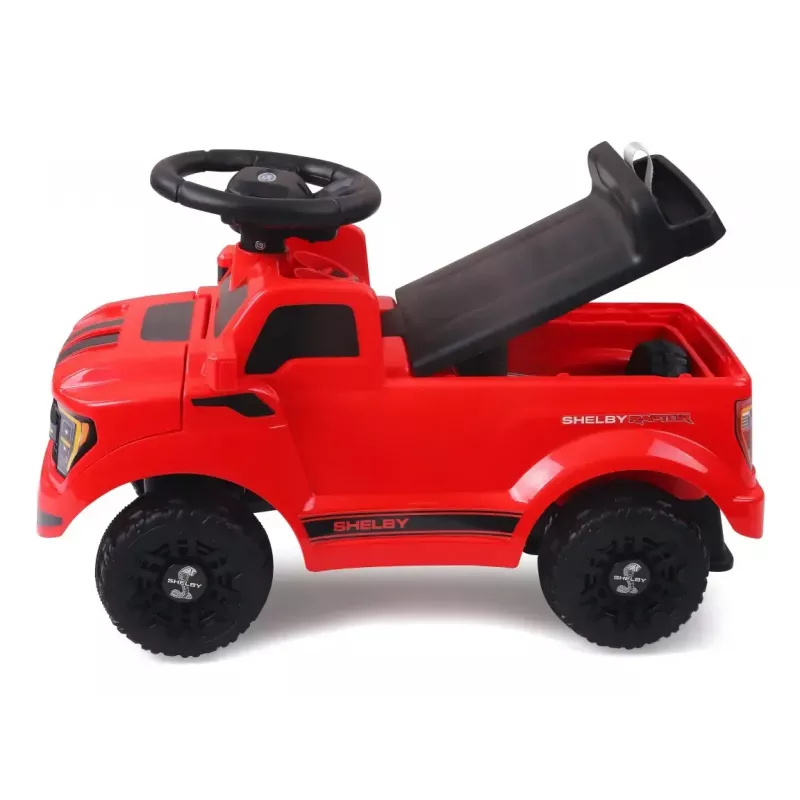 Vaikiškas elektrinis automobilis Jamara Shelby Ford F-150 Raptor, 1 sėdynė, 4 ratai, juoda/raudona