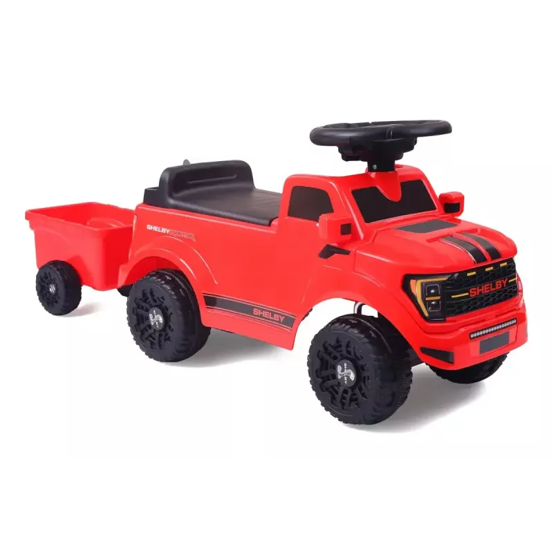 Vaikiškas elektrinis automobilis Jamara Shelby Ford F-150 Raptor, 1 sėdynė, 4 ratai, juoda/raudona