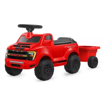 Vaikiškas elektrinis automobilis Jamara Shelby Ford F-150 Raptor, 1 sėdynė, 4 ratai, juoda/raudona
