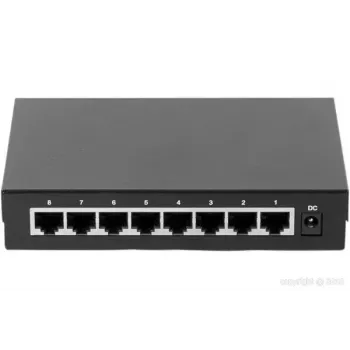 Nevaldomas jungiklis Dexlan 891008 8 portai Gigabit Ethernet juodas