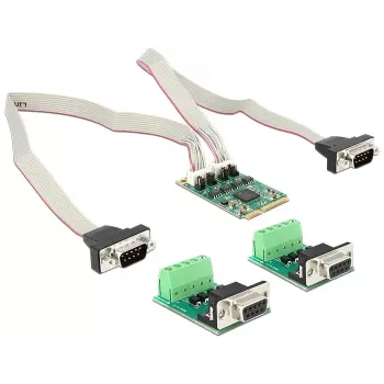 DeLOCK 95245 interfeiso plokštė – Mini PCI Express 2 papildomi COM prievadai