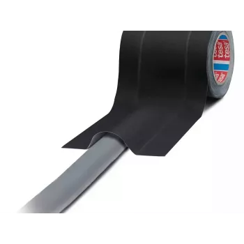Lipni juosta TESA 4611 juoda 25 m su guma