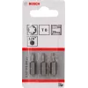 Antgalis atsuktuvui Bosch 2607001601 T8 itin kietas 3 vnt 25 mm