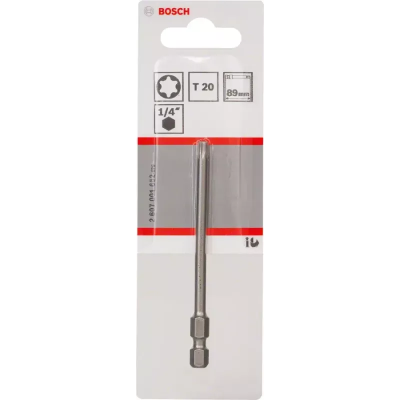 Poveržlės antgalis Bosch 2 607 001 652 T20 1 vnt 89 mm