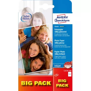 Foto popierius Avery Classic Inkjet 10x15cm 180g blizgus