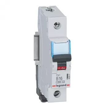 Legrand TX3 automatinis jungiklis 1 poliaus B charakteristika 16 A
