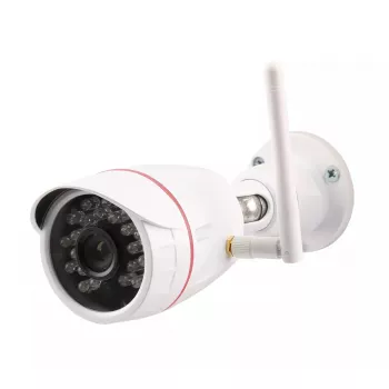 IP apsaugos kulka kamera Olympia OC 1280P – Lauko, 1280×720, 3,6 mm, 60° matymo laukas, lubų/sienos montavimas, laidinis ir Wi‑Fi