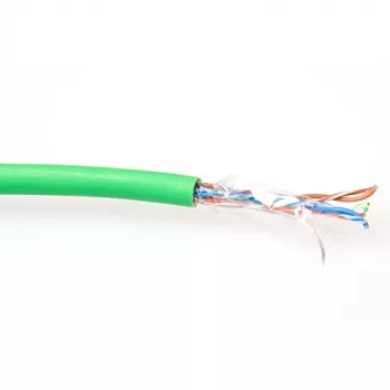 Pataisos kabelis CAT5E F/UTP LSZH suvyta pora ACT FP770H žalias 100 m