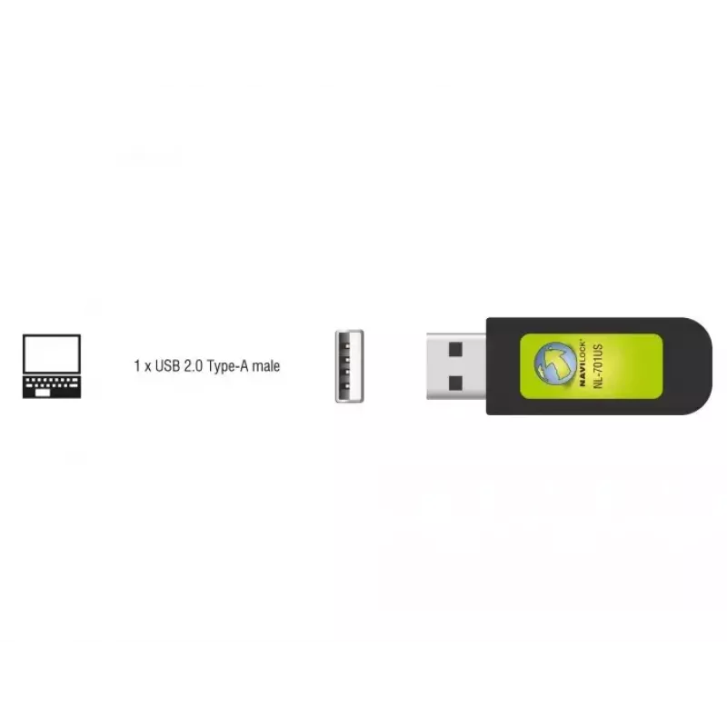 USB GPS imtuvas Navilock NL-701US