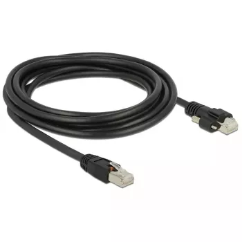 DeLOCK 85669 tinklo kabelis RJ-45 Cat6 3 m juodas