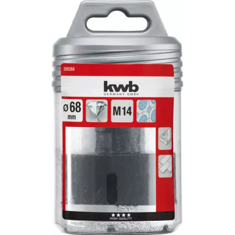 Gręžimo vainikas KWB 500268 kampiniam šlifuokliui 6,8 cm keramikai