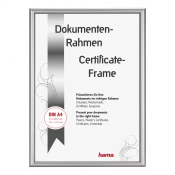 Vienvietis nuotraukų rėmelis Hama Detroit aliuminis sidabrinis 225x310 mm